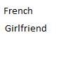 French Girlfriend